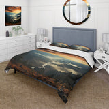 USA Great Smoky Mountains In Sunset - Duvet Cover Set