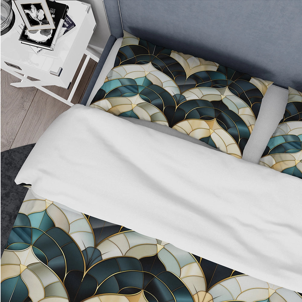 Gold Art Deco Gmarble Glamour Bliss - Duvet Cover Set