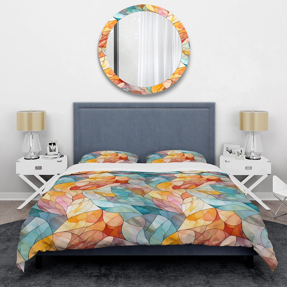 Watercolor Delight Marble Pattern - Duvet Cover Set