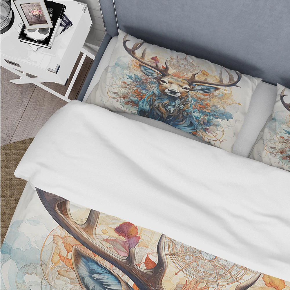 Deer Abstracted Antlers - Duvet Cover Set
