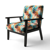 Artistic Expression Tell And Black - Glam Accent Slipper Chair