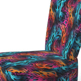 Futuristic Striped Fusion - Upholstered Modern Accent Chairs