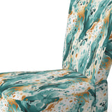 Emerald And Cream Ink Splash - Modern Arm Chair