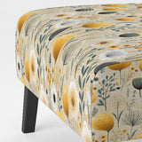 Cottage Yellow And Beige Garden Grace - Cottage Accent Side Chair