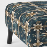 Gold Victorian Ornate Floral Elegance - Upholstered Modern Accent Chairs