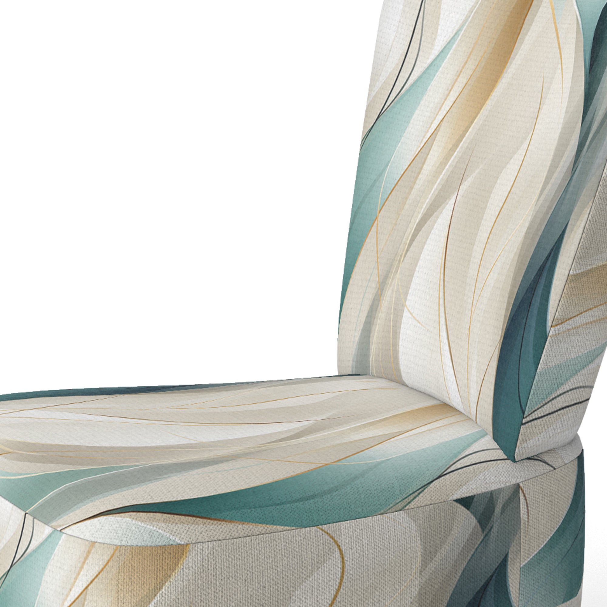 Subdued Elegance - Modern Accent Slipper Chair