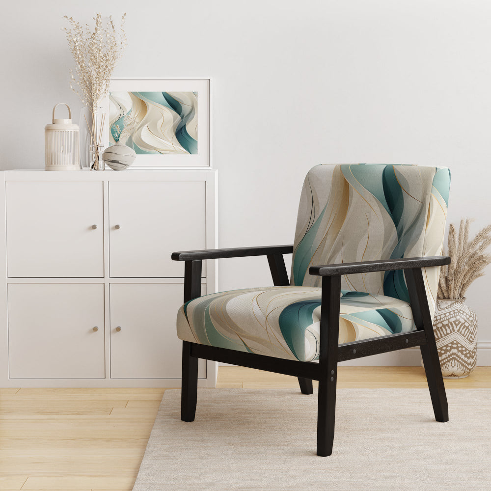 Subdued Elegance - Modern Accent Slipper Chair