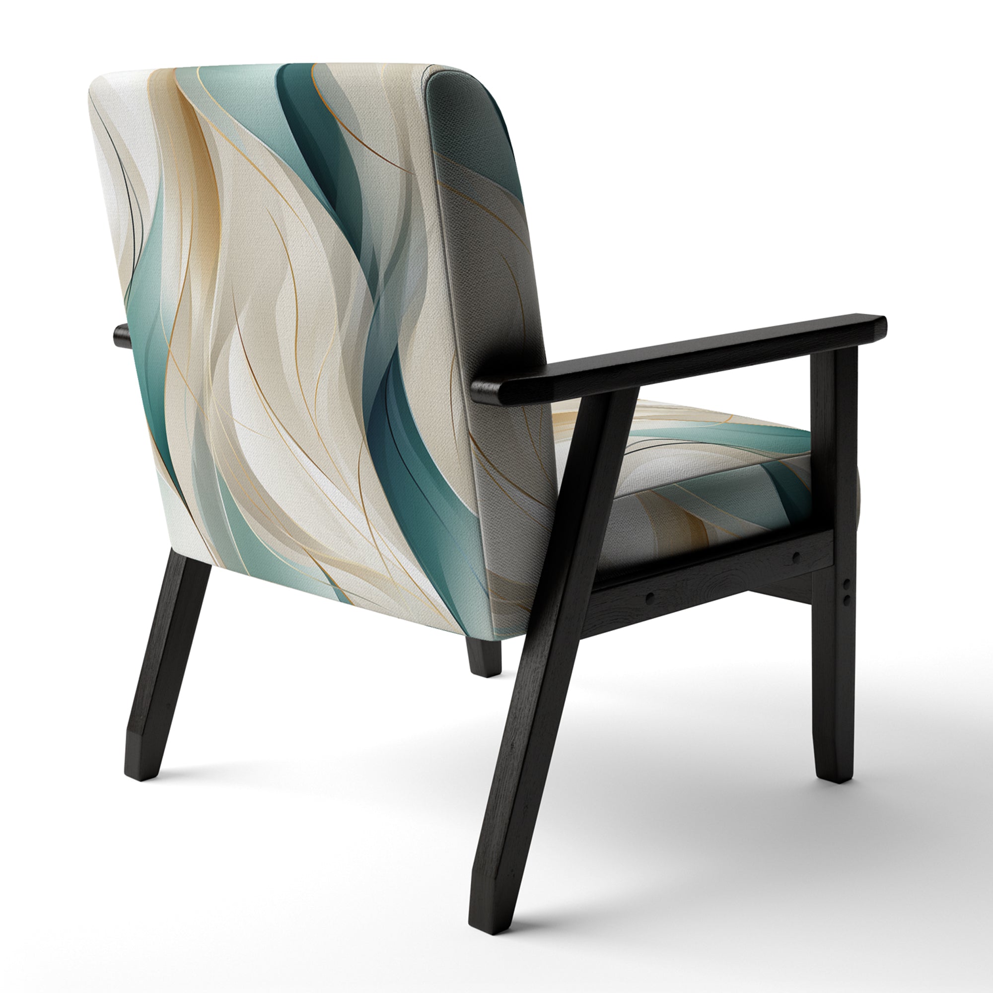 Subdued Elegance - Modern Accent Slipper Chair