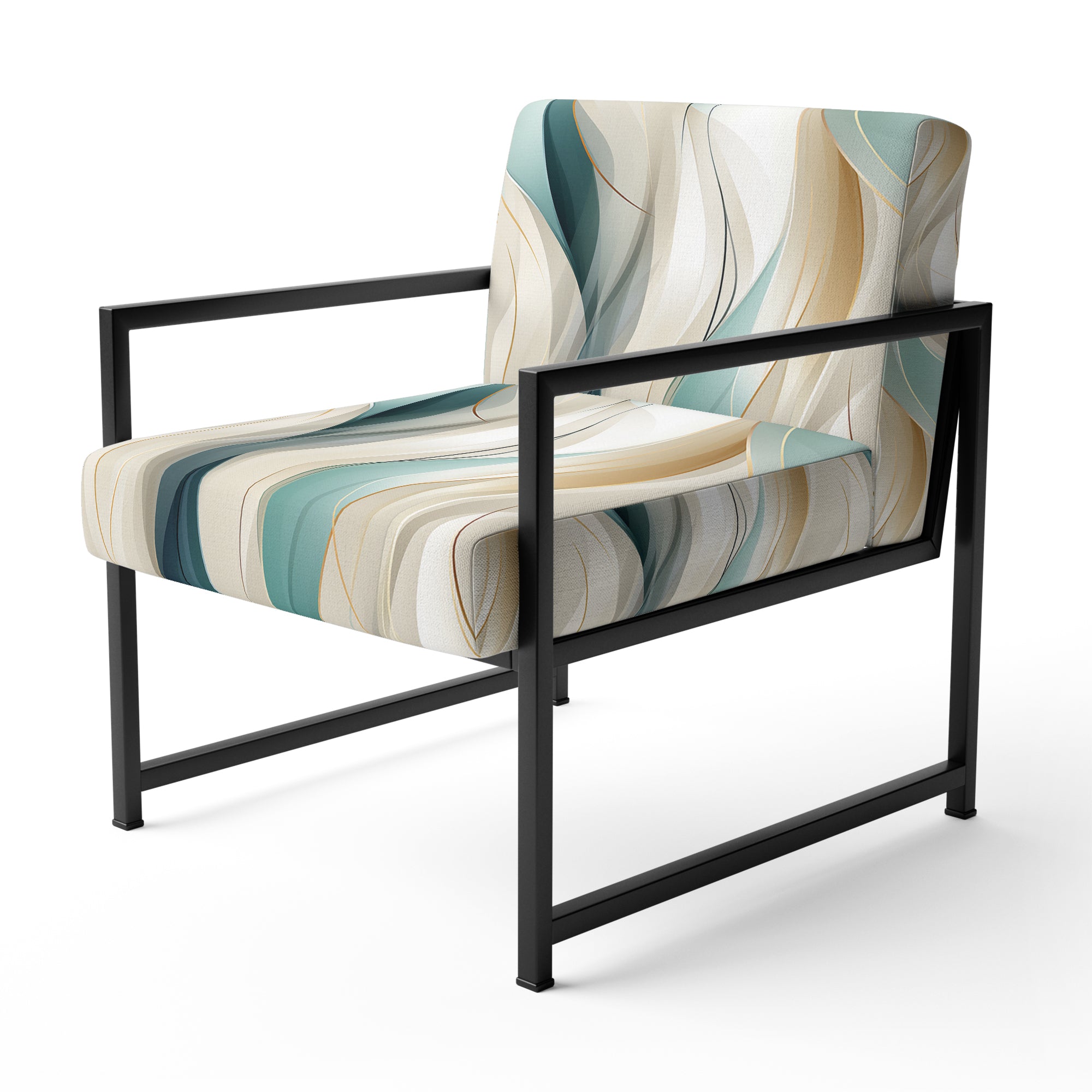 Subdued Elegance - Modern Accent Slipper Chair
