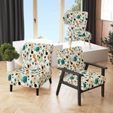 Industrial Fusion Polka Dots Pattern - Modern Arm Chair