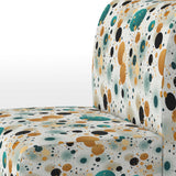 Industrial Fusion Polka Dots Pattern - Modern Arm Chair