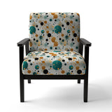 Industrial Fusion Polka Dots Pattern - Modern Arm Chair