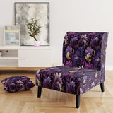 Deep Purple Royal Ragdolls- Upholstered Accent Chair