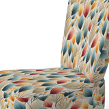 Teal And Beige Botanical Harmony - Bohemian Arm Chair