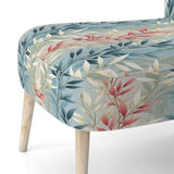 Natures Botanical Ferns Jungle Harmony - Bohemian Accent Slipper Chair