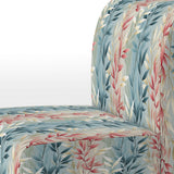 Natures Botanical Ferns Jungle Harmony - Bohemian Accent Slipper Chair