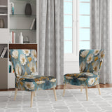 Green Dandelion Daydream - Upholstered Traditional Accent Chairs