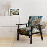 Green Dandelion Daydream - Upholstered Traditional Accent Chairs