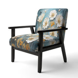 Green Dandelion Daydream - Upholstered Traditional Accent Chairs
