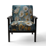 Green Dandelion Daydream - Upholstered Traditional Accent Chairs
