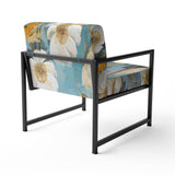 Green Dandelion Daydream - Upholstered Traditional Accent Chairs