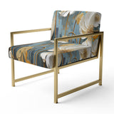 Green Dandelion Daydream - Upholstered Traditional Accent Chairs