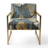 Green Dandelion Daydream - Upholstered Traditional Accent Chairs