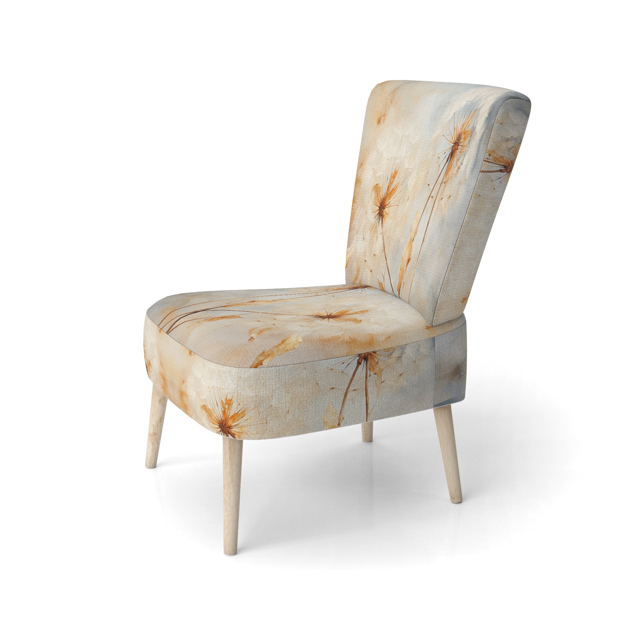 Dandelion Petal Purity - Traditional Arm Chair