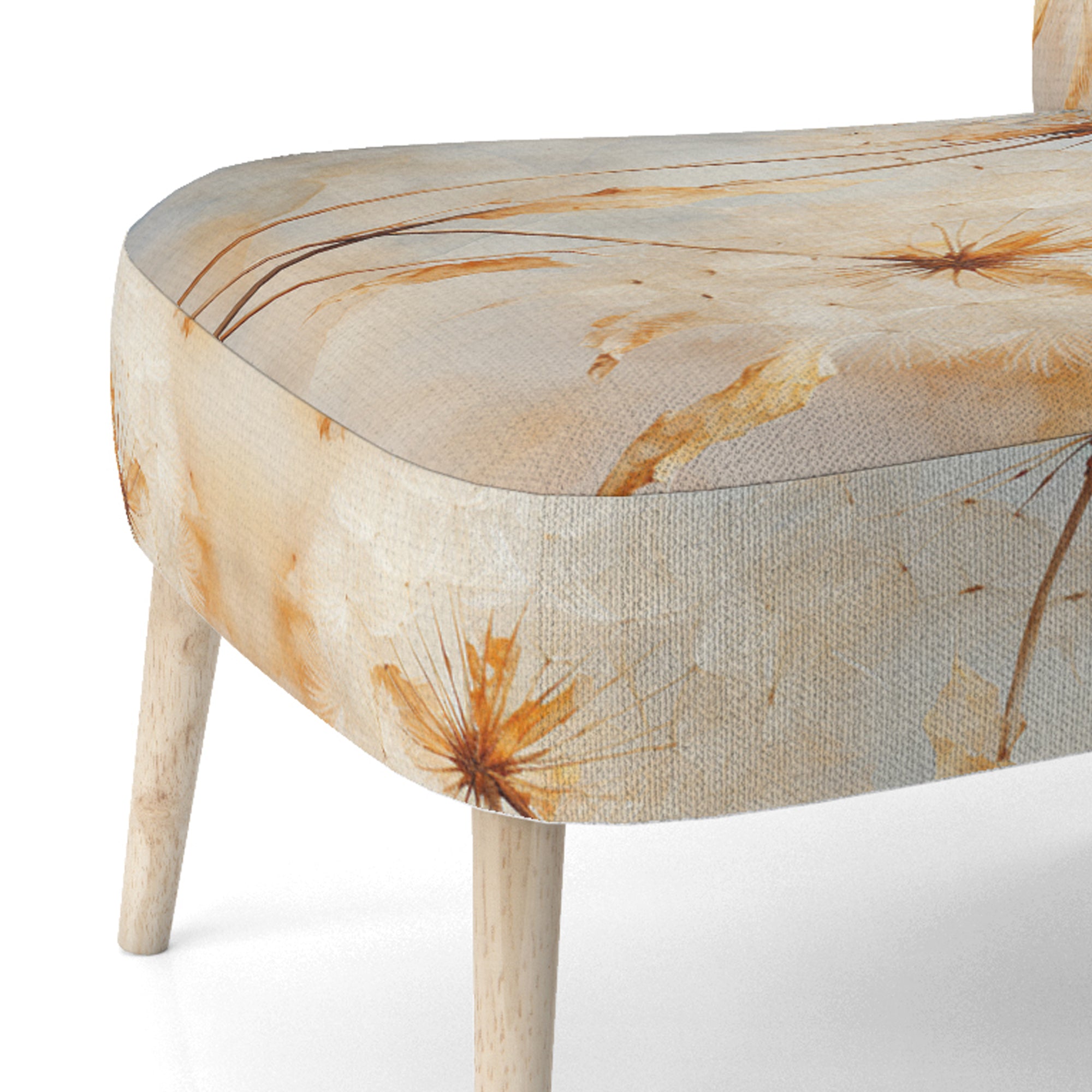 Dandelion Petal Purity - Traditional Arm Chair