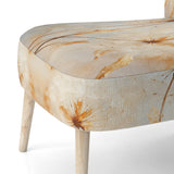 Dandelion Petal Purity - Traditional Arm Chair