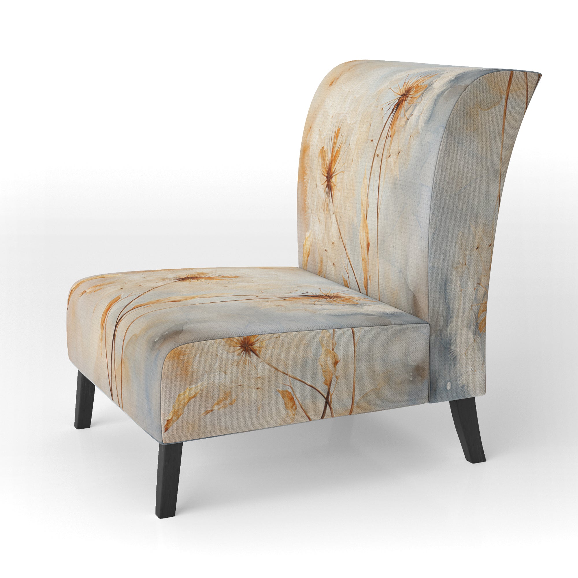 Dandelion Petal Purity - Traditional Arm Chair