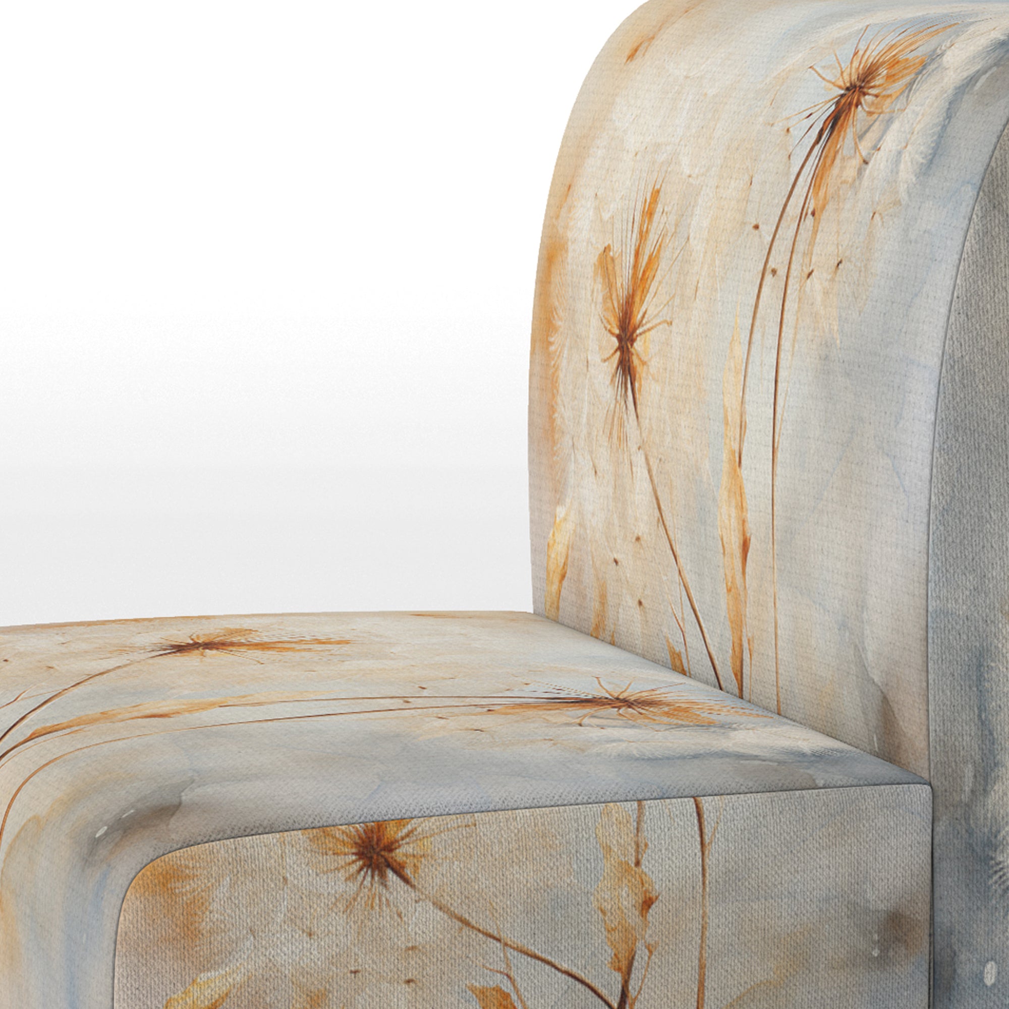 Dandelion Petal Purity - Traditional Arm Chair