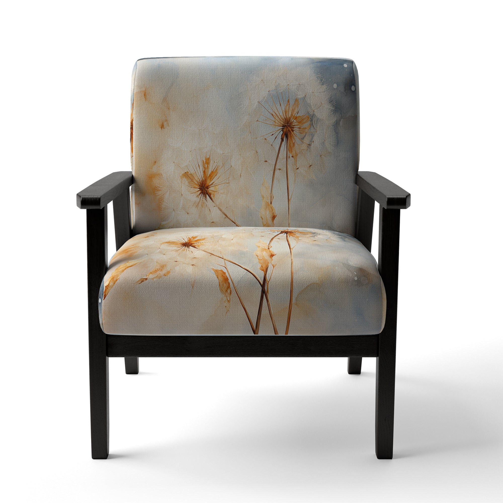 Dandelion Petal Purity - Traditional Arm Chair
