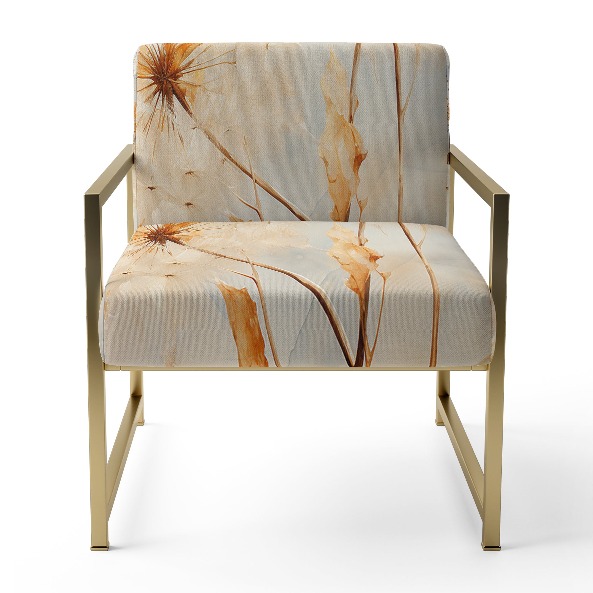 Dandelion Petal Purity - Traditional Arm Chair