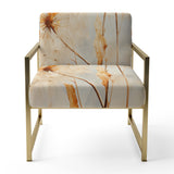 Dandelion Petal Purity - Traditional Arm Chair