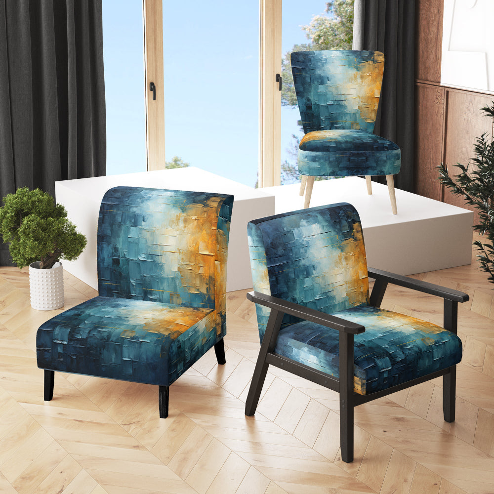 Sky Celestial Serenity Collage - Traditional Arm Chair