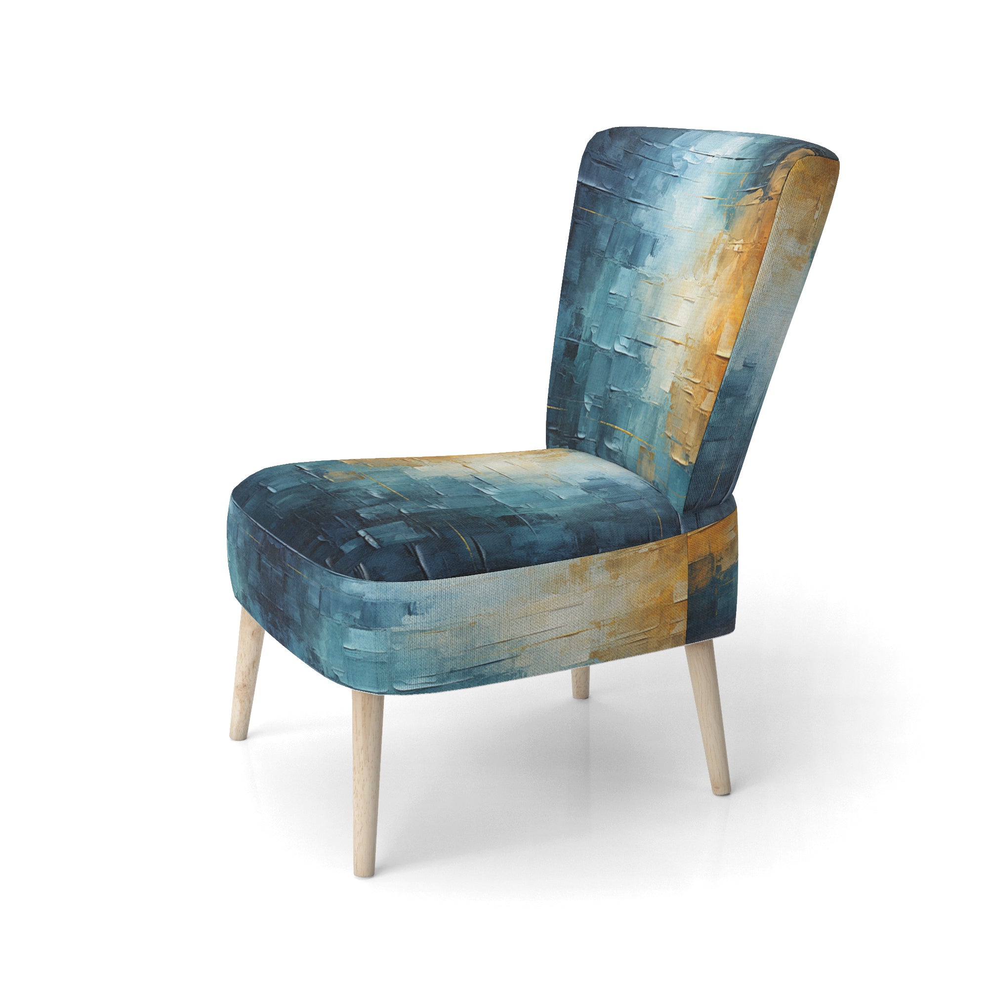 Sky Celestial Serenity Collage - Traditional Arm Chair