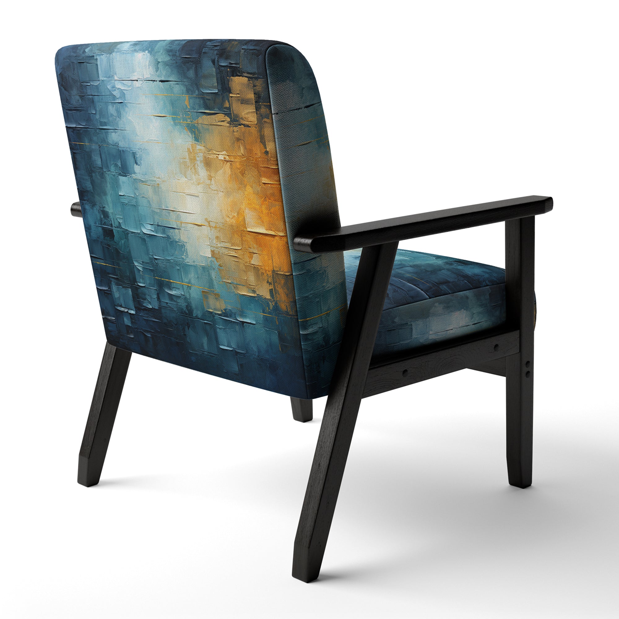 Sky Celestial Serenity Collage - Traditional Arm Chair