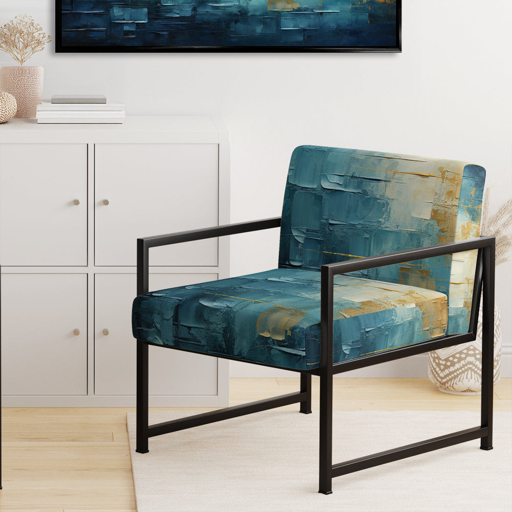 Sky Celestial Serenity Collage - Traditional Arm Chair