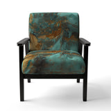 Whirling Waves - Modern Accent Slipper Chair