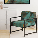 Whirling Waves - Modern Accent Slipper Chair