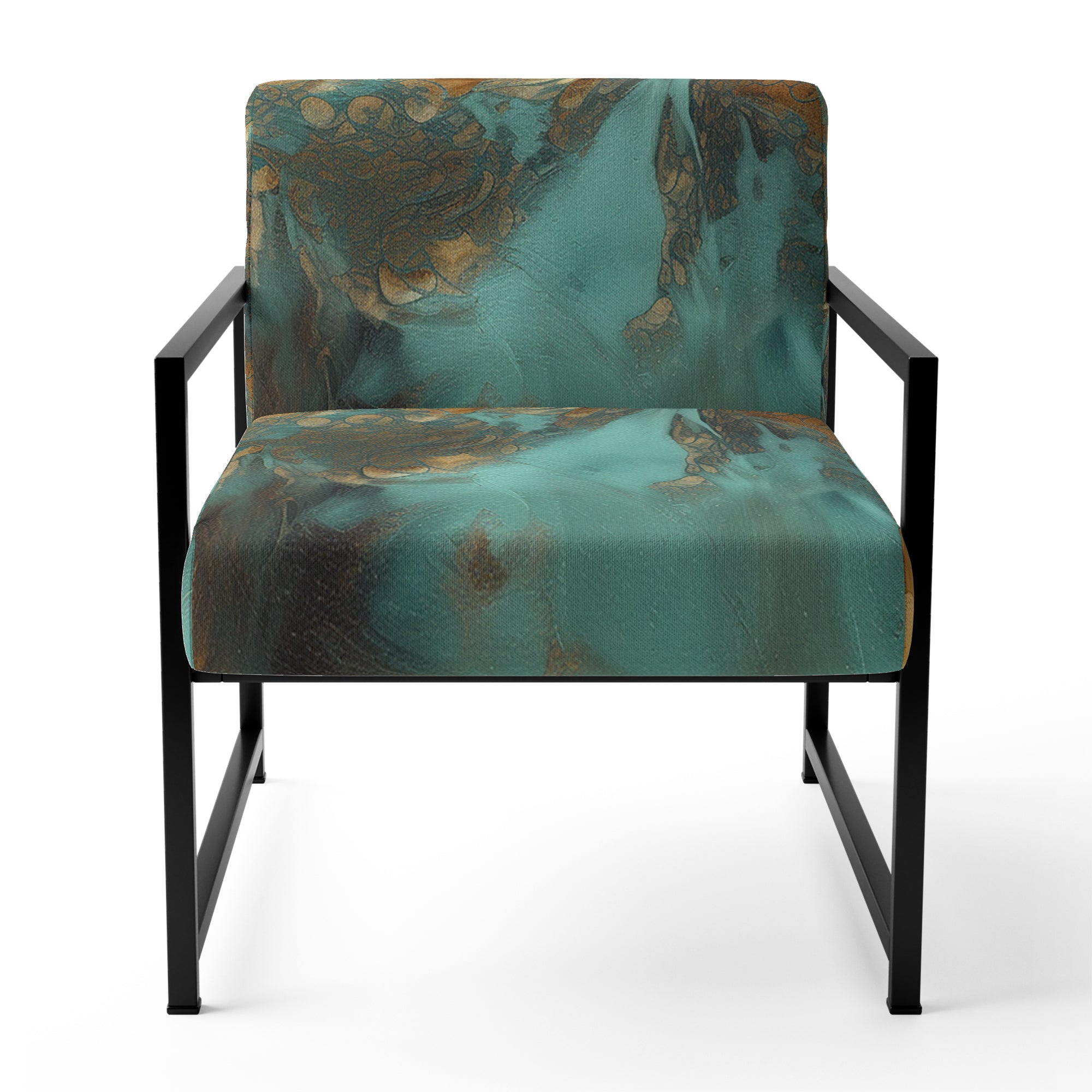 Whirling Waves - Modern Accent Slipper Chair