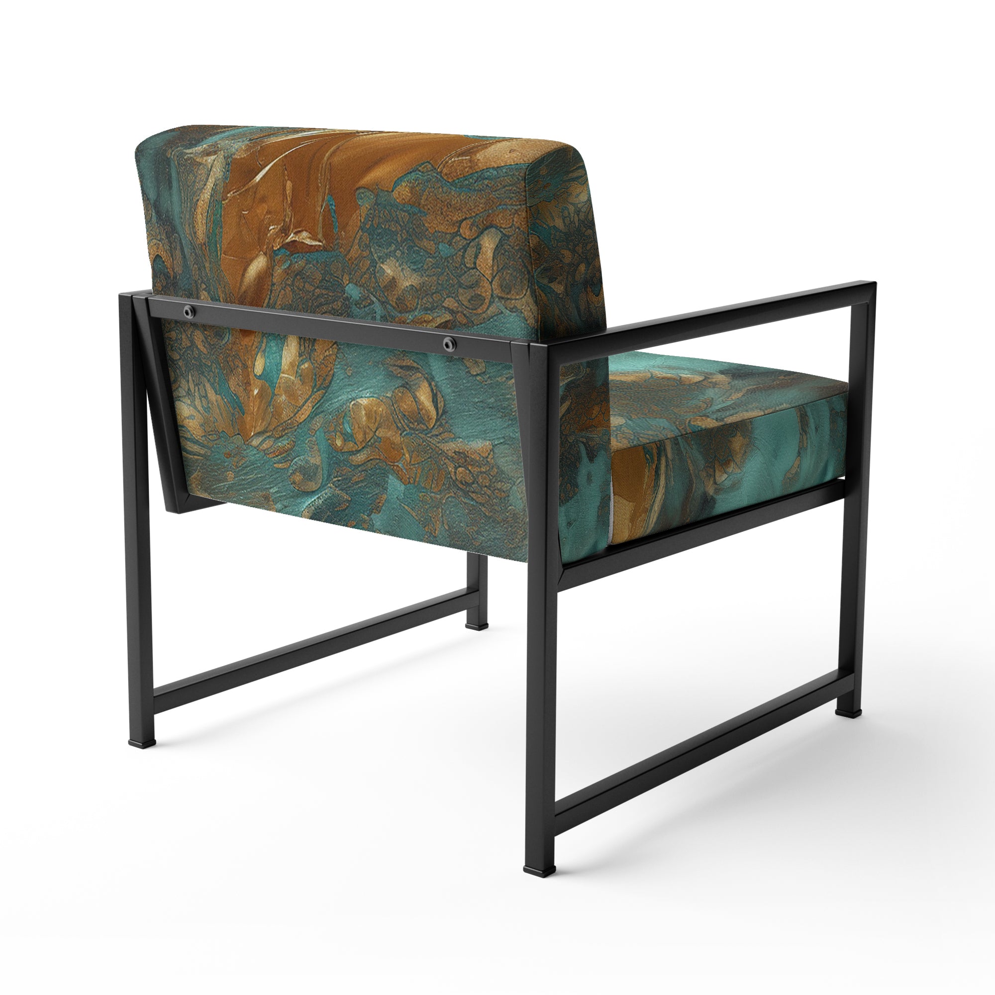 Whirling Waves - Modern Accent Slipper Chair