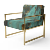 Whirling Waves - Modern Accent Slipper Chair