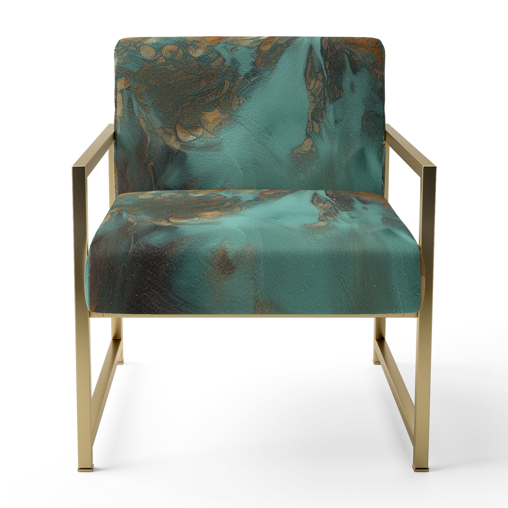 Whirling Waves - Modern Accent Slipper Chair