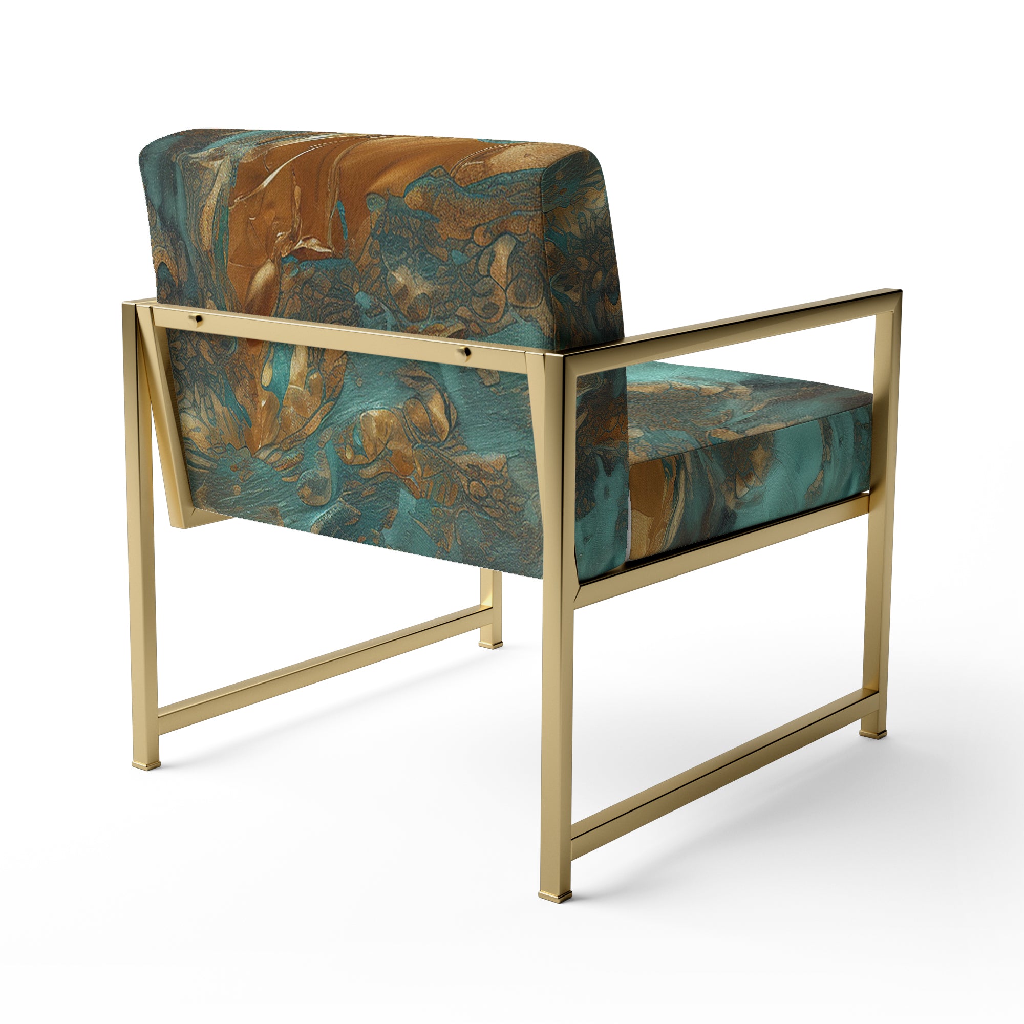 Whirling Waves - Modern Accent Slipper Chair