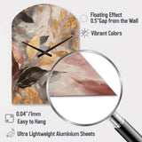 Gold Herb Elixir - Asymmetric Metal Wall Clock