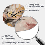 Gold Herb Elixir - Asymmetric Metal Wall Clock