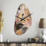 Gold Herb Elixir - Asymmetric Metal Wall Clock