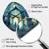 Islam Art The Spiritual - Asymmetric Metal Wall Clock